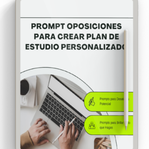 Prompt oposiciones para crear plan de estudio personalizado