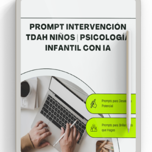 Imagen ilustrativa de protocolo TDAH infantil creado con ChatGPT para psicólogos y educadores.