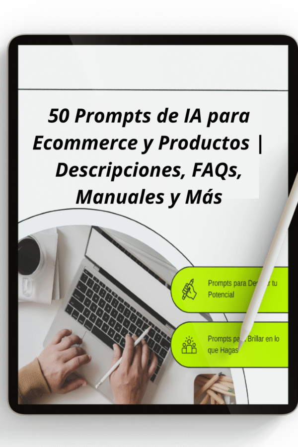 Prompts listos para copiar y pegar – Contenido SEO para tiendas online y ecommerce