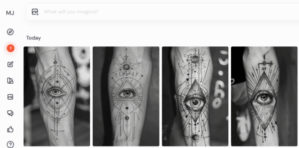prompts para tatuajes Midjourney